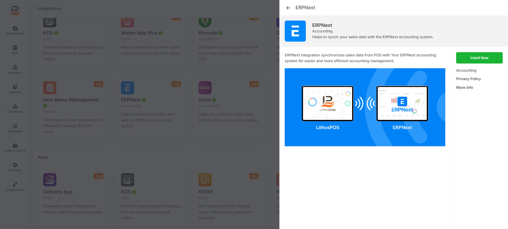 ERPNext install