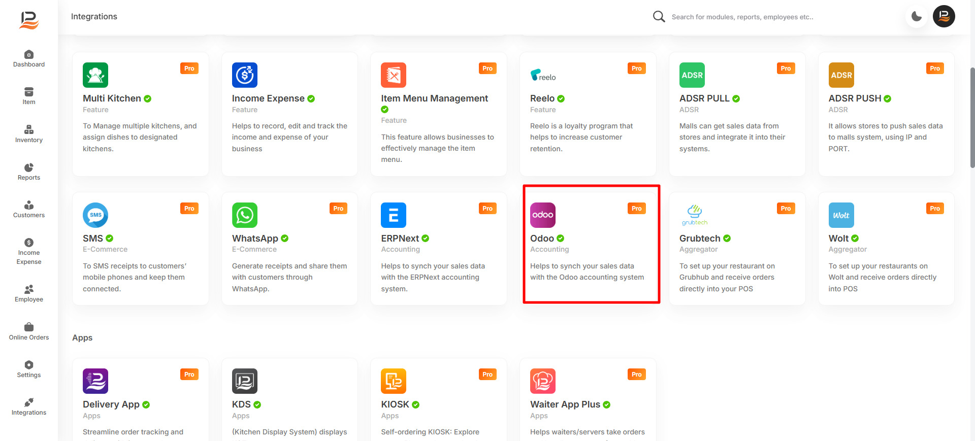 Odoo install